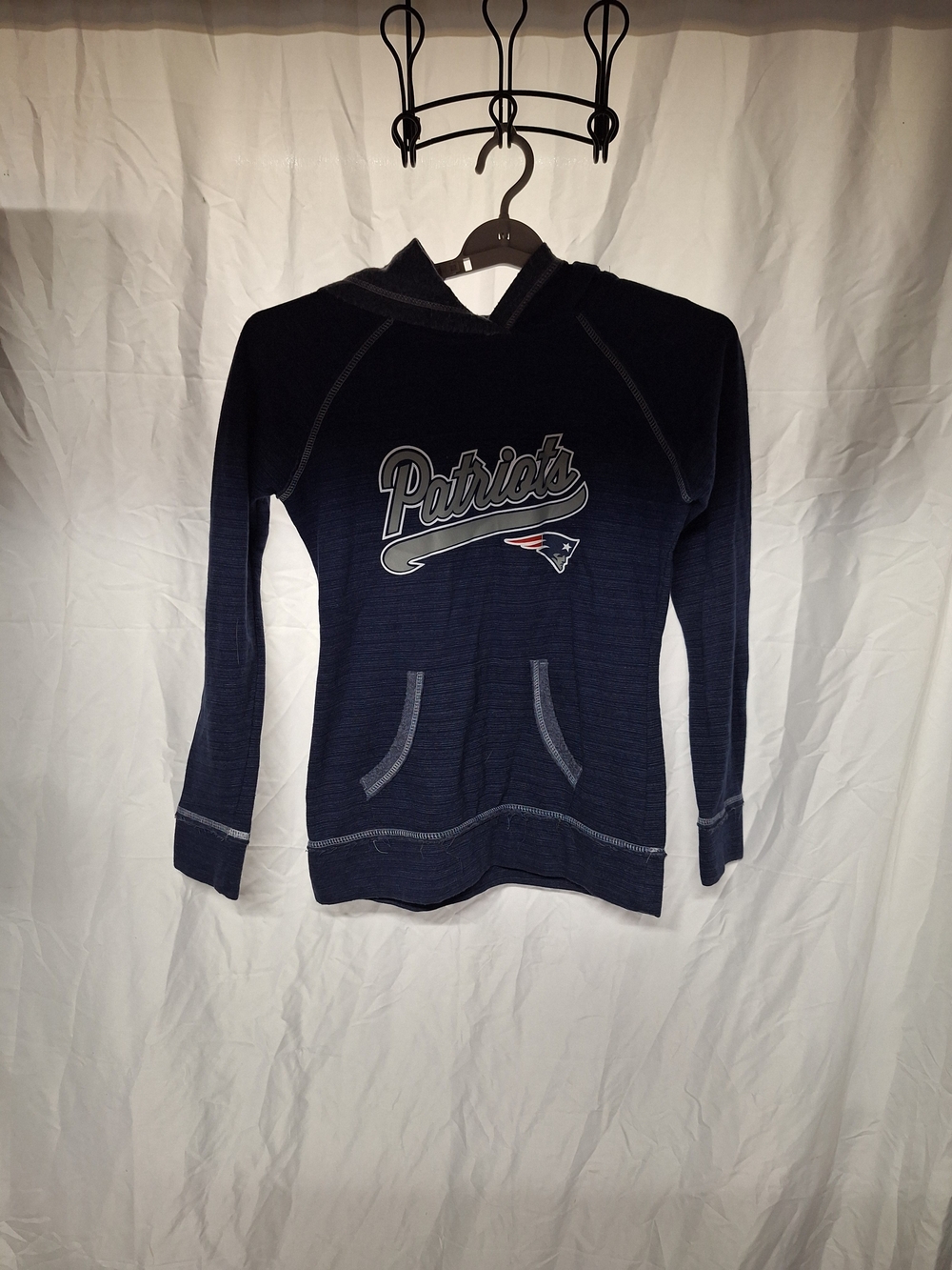 Team Apparel Navy Patriots Pullover Hoodie